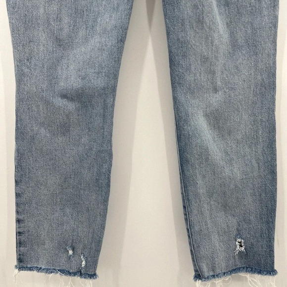 Abercrombie & Fitch The Boyfriend Mid Rise Distressed Denim Jeans Size 25/0R - Picture 7 of 9